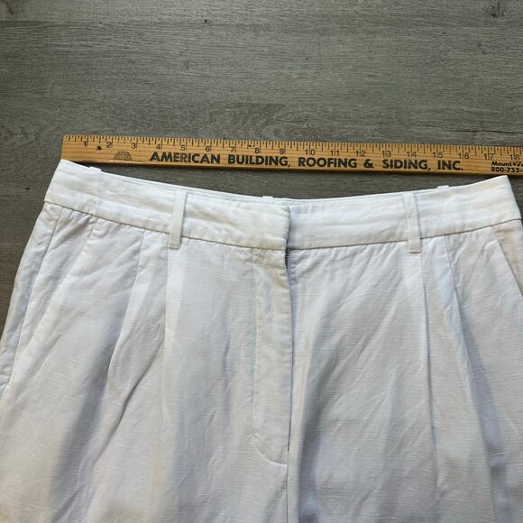 Aritzia The Effortless Pant CruiseLinen Wide Leg Linen pants White 14 - Picture 9 of 13